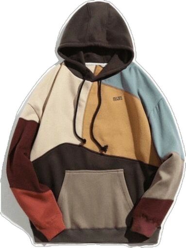 Peach & Lavender Split Hoodie
