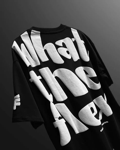 Bleed Flex Black Heavyweight Oversized T-shirt
